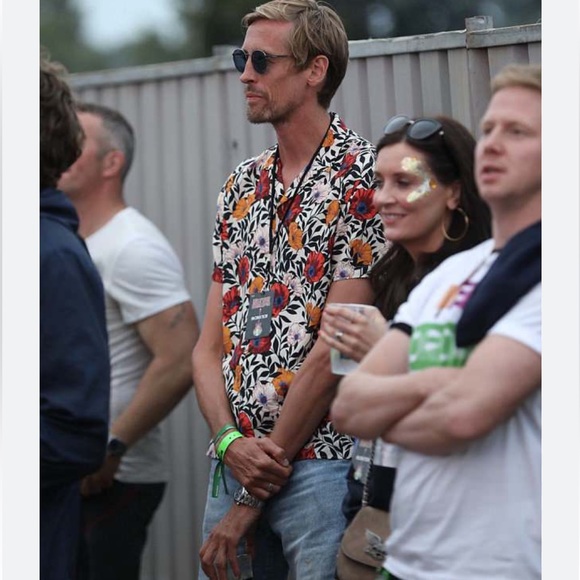 Zara “famous” floral relaxed-fit button down - Picture 7 of 16